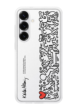Samsung Flipsuit Case Keith Haring White, fr Samsung Galaxy S25+, EF-MS936CWEGWW