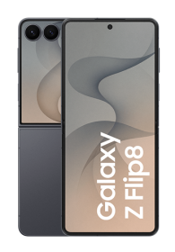 Samsung Galaxy Z Flip8 5G Dual Sim 256GB, 12GB RAM, Graphite, EU-Ware
