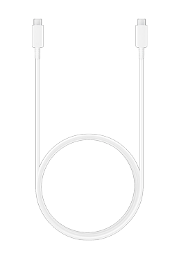 Samsung Kabel USB-C to USB-C 1.8m (5A) White, EP-DX510JWEGEU