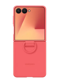Samsung Silicone Case with Ring Red, fr Samsung Galaxy Flip7, EF-PF766TREGWW