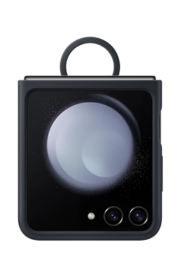 Samsung Silicone Case with Ring Indigo Black, fr Samsung Galaxy Flip5, EF-PF731TNE