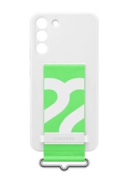 Samsung Silicone Cover with Strap White, fr Samsung Galaxy S22+, EF-GS906TWEGWW, Retail
