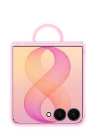 Samsung Silicone Ring Magnet Case Pink, fr Samsung Galaxy Flip8, EF-EF776CVEGWW