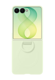 Samsung Silicone Ring Magnet Case Green, fr Samsung Galaxy Flip8, EF-EF776CGEGWW