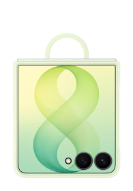 Samsung Silicone Ring Magnet Case Green, fr Samsung Galaxy Flip8, EF-EF776CGEGWW
