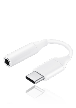 Samsung USB Typ-C auf 3,5 mm Klinkenanschluss Adapter White, EE-UC10JUW