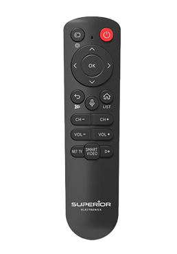 Superior Electronics Remote Control - Universelle Bluetooth Fernbedienung mit Sprachsteuerung Black, SUPTBB001, fr LG TVs