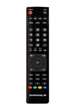 Superior Electronics Remote Control - Universelle Bluetooth Fernbedienung Black, SUPTPB006
