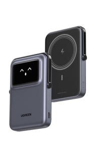 UGREEN 10000 mAh Magnetic Powerbank 22W Grey, Universal