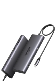 UGREEN USB-C Hub 100W PD Grey, 10-in-1