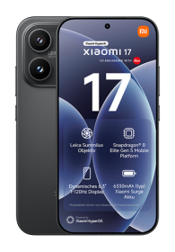 Xiaomi 17 5G 256GB, 12GB RAM, Black