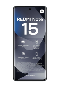 Xiaomi Redmi Note 15 5G 256GB, 8GB RAM, Black