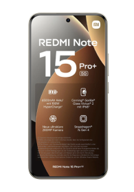 Xiaomi Redmi Note 15 Pro+ 5G 256GB, 8GB RAM, Brown