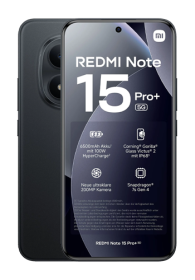 Xiaomi Redmi Note 15 Pro+ 5G 256GB, 8GB RAM, Black