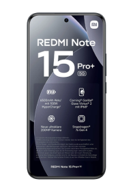 Xiaomi Redmi Note 15 Pro+ 5G 256GB, 8GB RAM, Black
