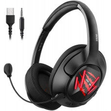 EKSA AIR JOY PRO GAMING HEADSET CORDED 7.1 SURROUND SOUND RED